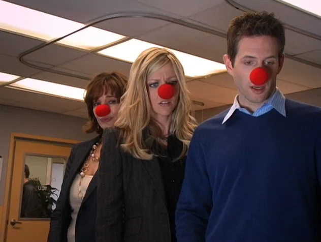 Still from Dennis and Dee Get a New Dad