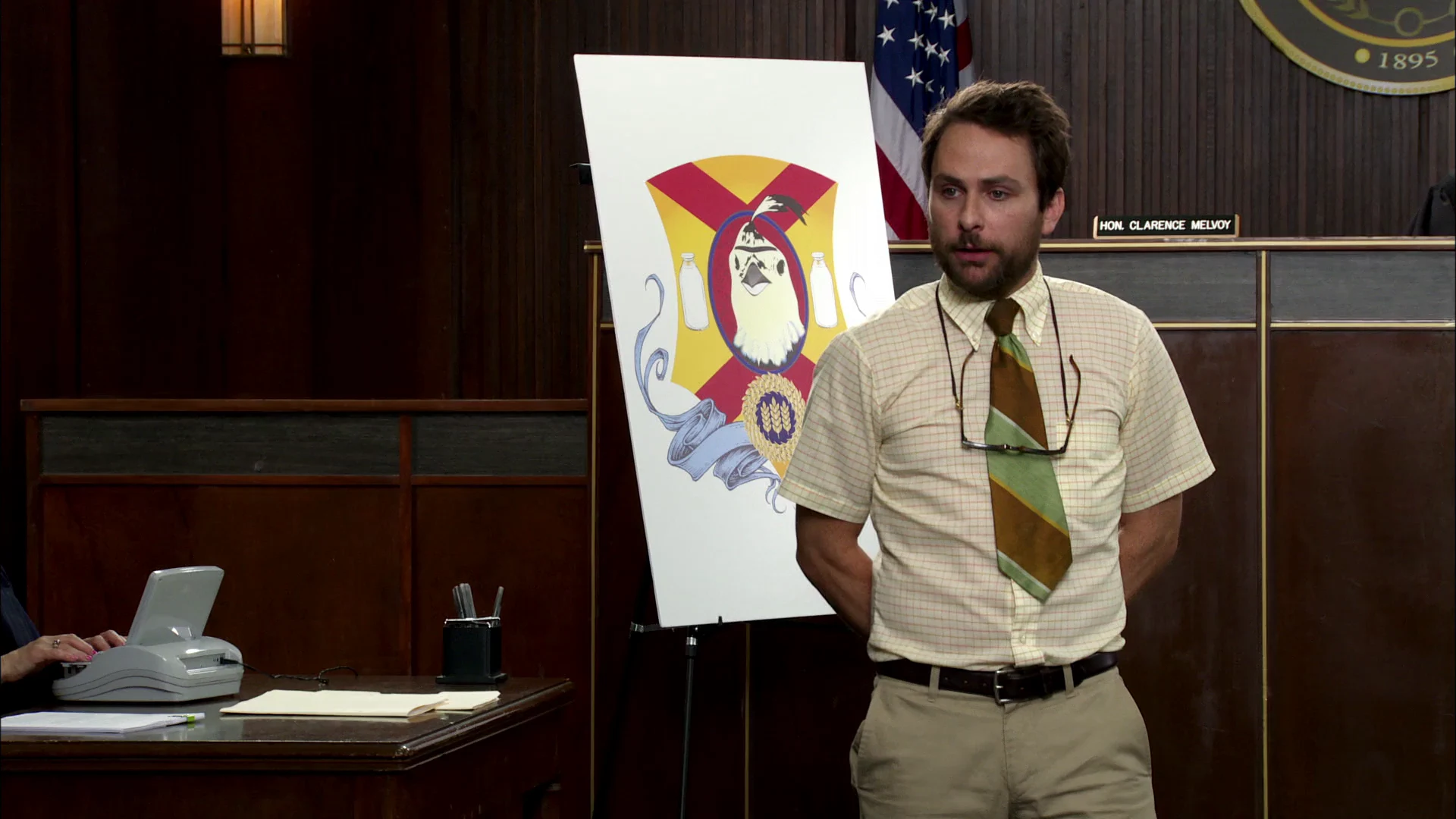 Still from McPoyle vs. Ponderosa: The Trial of the Century